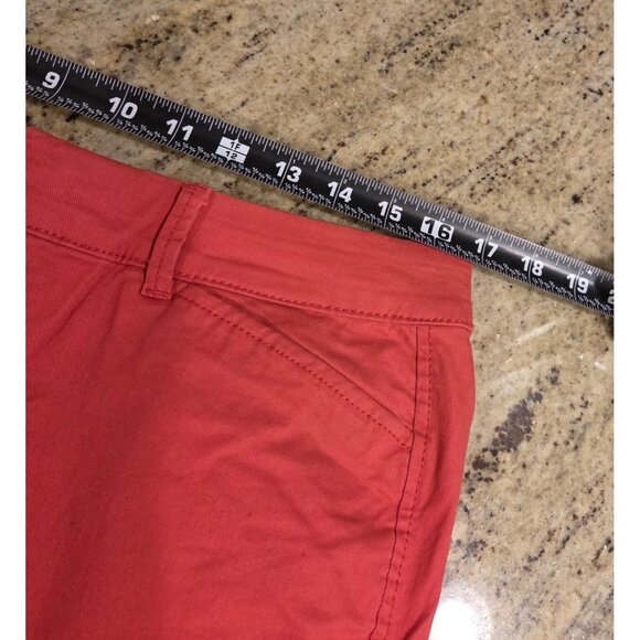 Lot of 2 Old Navy Size 12 Salmon Color Pepper Tamarind Pixie Chino - Picture 3 of 16